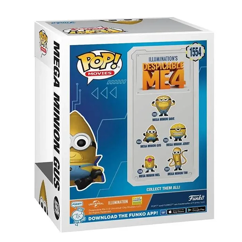 Funko Pop! Movies Despicable Me 4 Mega Minion Gus Figure