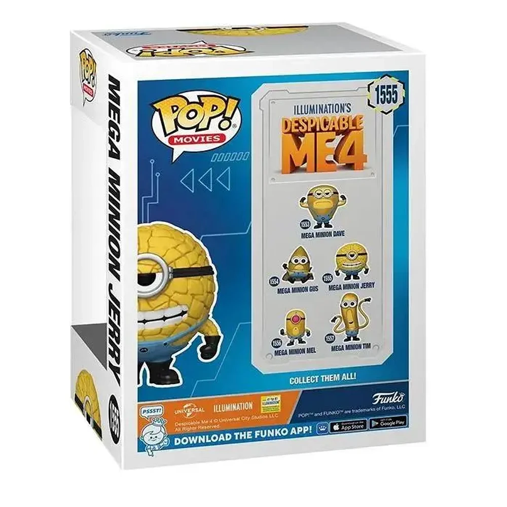 Funko Pop! Movies Despicable Me 4 Mega Minion Jerry Figure