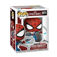 Funko Pop! Marvel Games Spiderman 2 Peter Parker Advance Suit Season 1