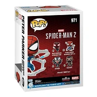 Funko Pop! Marvel Games Spiderman 2 Peter Parker Advance Suit Season 1