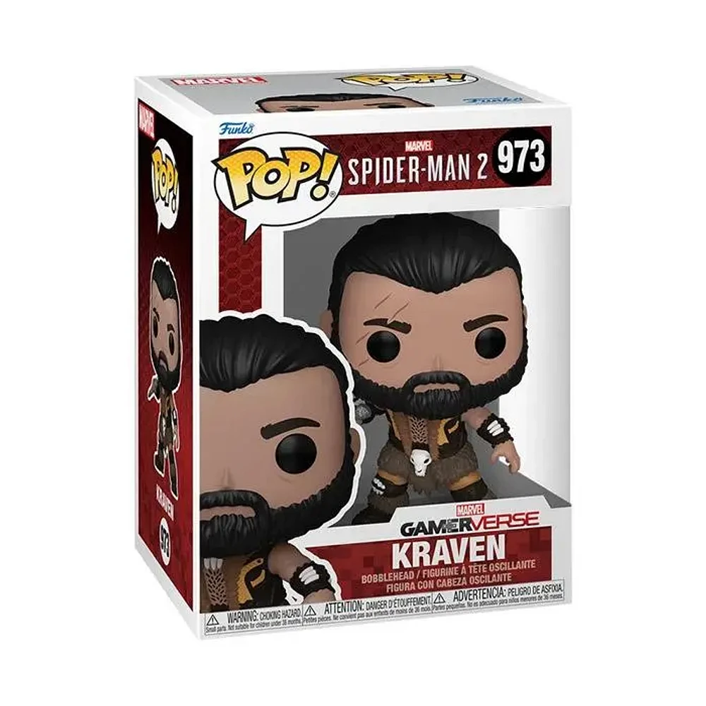 Funko Pop! Marvel Games Spiderman 2 Kraven Figure Season 1