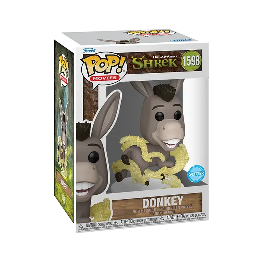 Funko Pop! Movies Shrek Donkey with Glitter