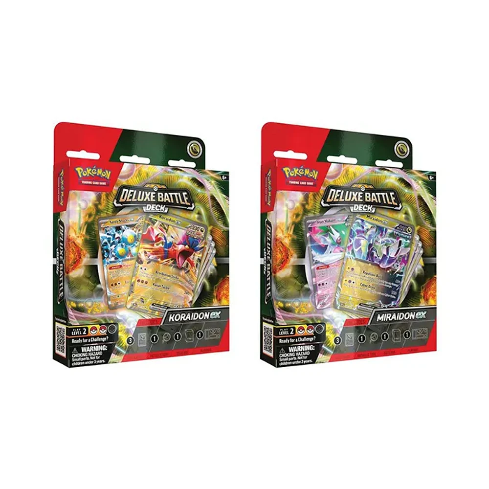 Pokemon Deluxe Battle Decks Miraidon/Koraidon EX