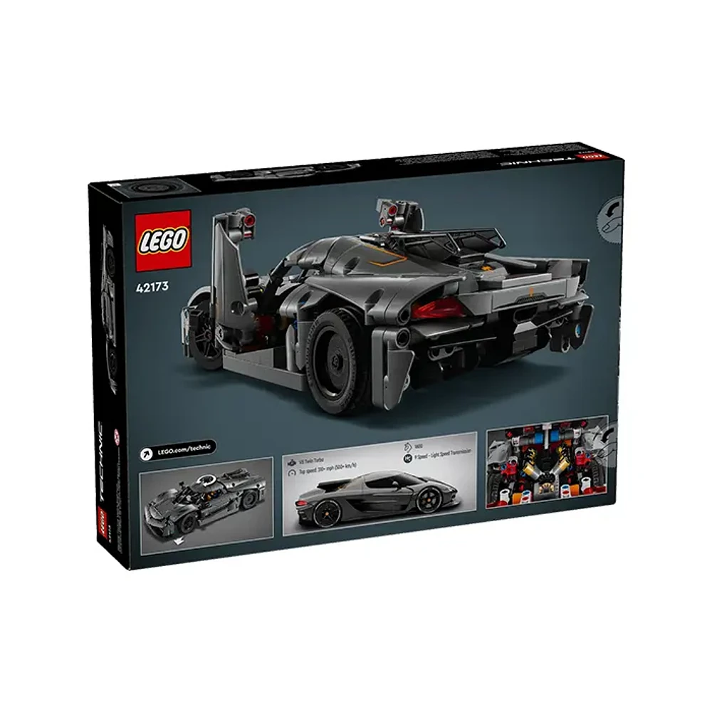 LEGO Technic Koenigsegg Jesko Absolut Grey Hypercar – 801 Pieces