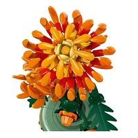 LEGO Icons Chrysanthemum Flower Botanical Decor Building Set 278 Pieces