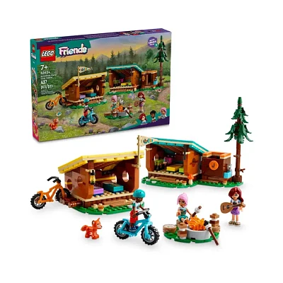 LEGO Friends Adventure Camp Cozy Cabins – 437 Pieces