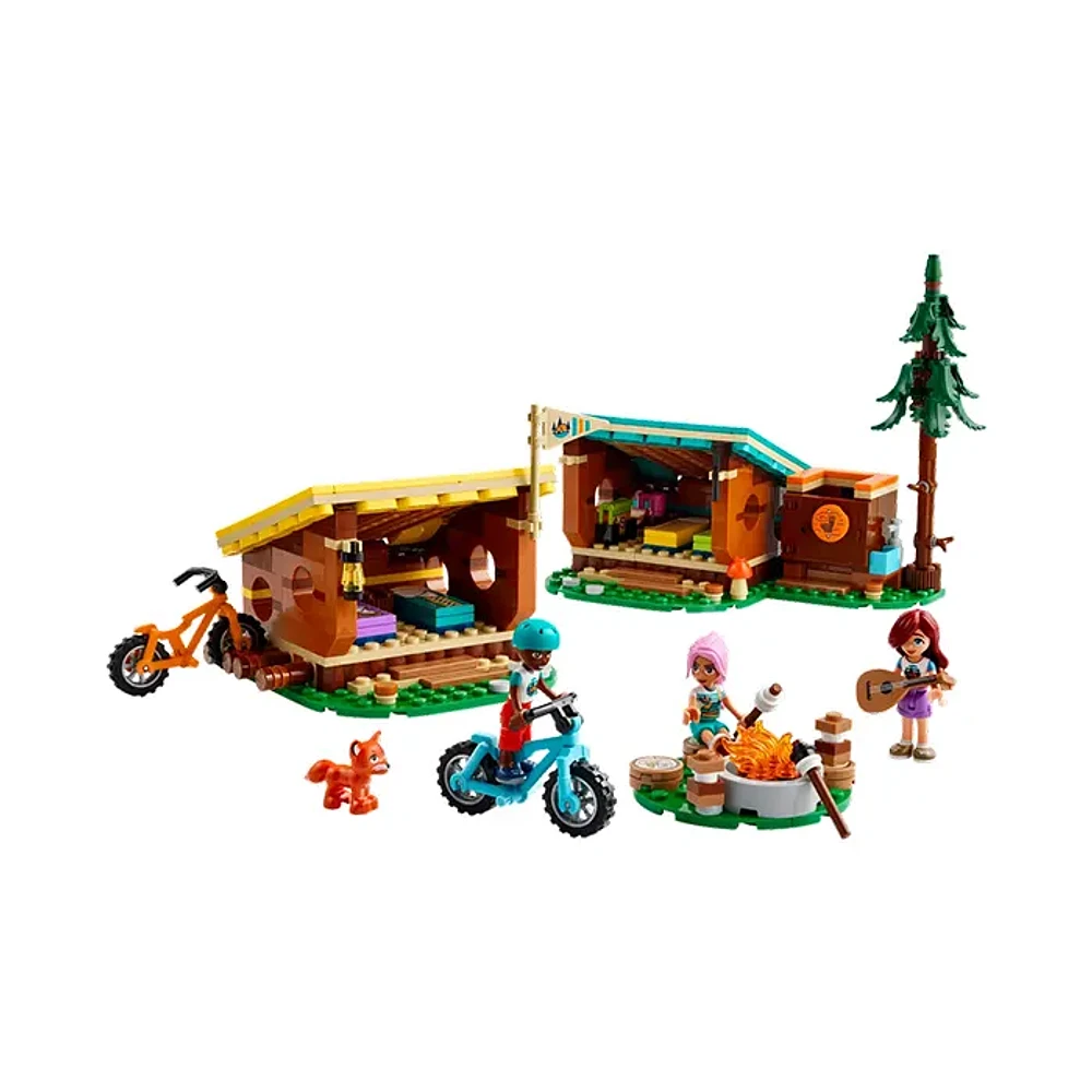 LEGO Friends Adventure Camp Cozy Cabins – 437 Pieces