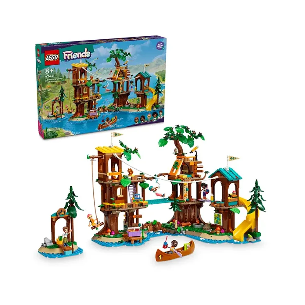 LEGO Friends Adventure Camp Tree House – 1128 Pieces