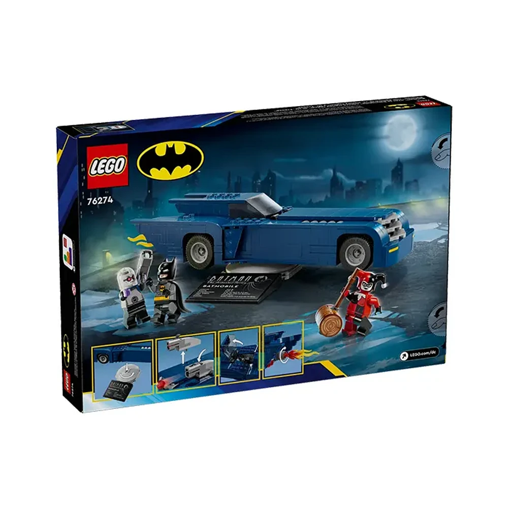 LEGO DC Batman with the Batmobile vs. Harley Quinn and Mr. Freeze – 435 Pieces