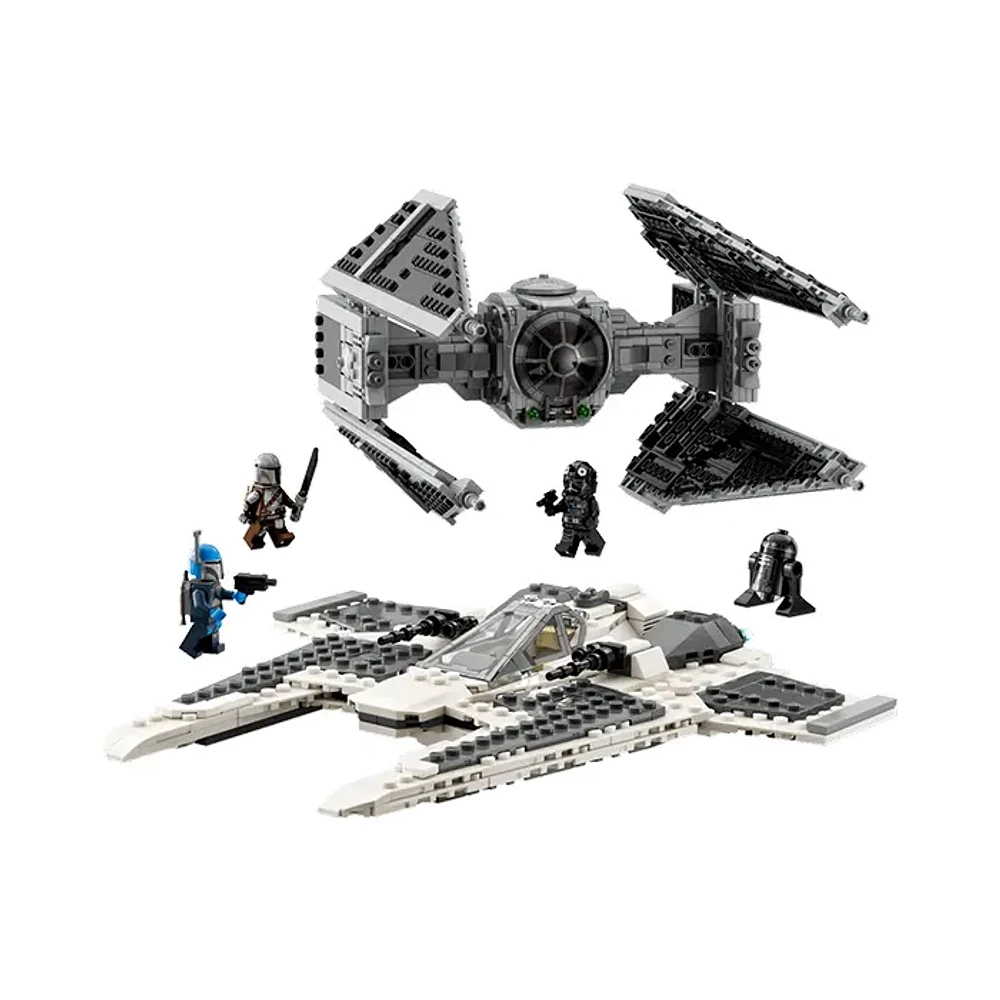 LEGO Star Wars Mandalorian Fang Fighter vs. TIE Interceptor – 957 Pieces