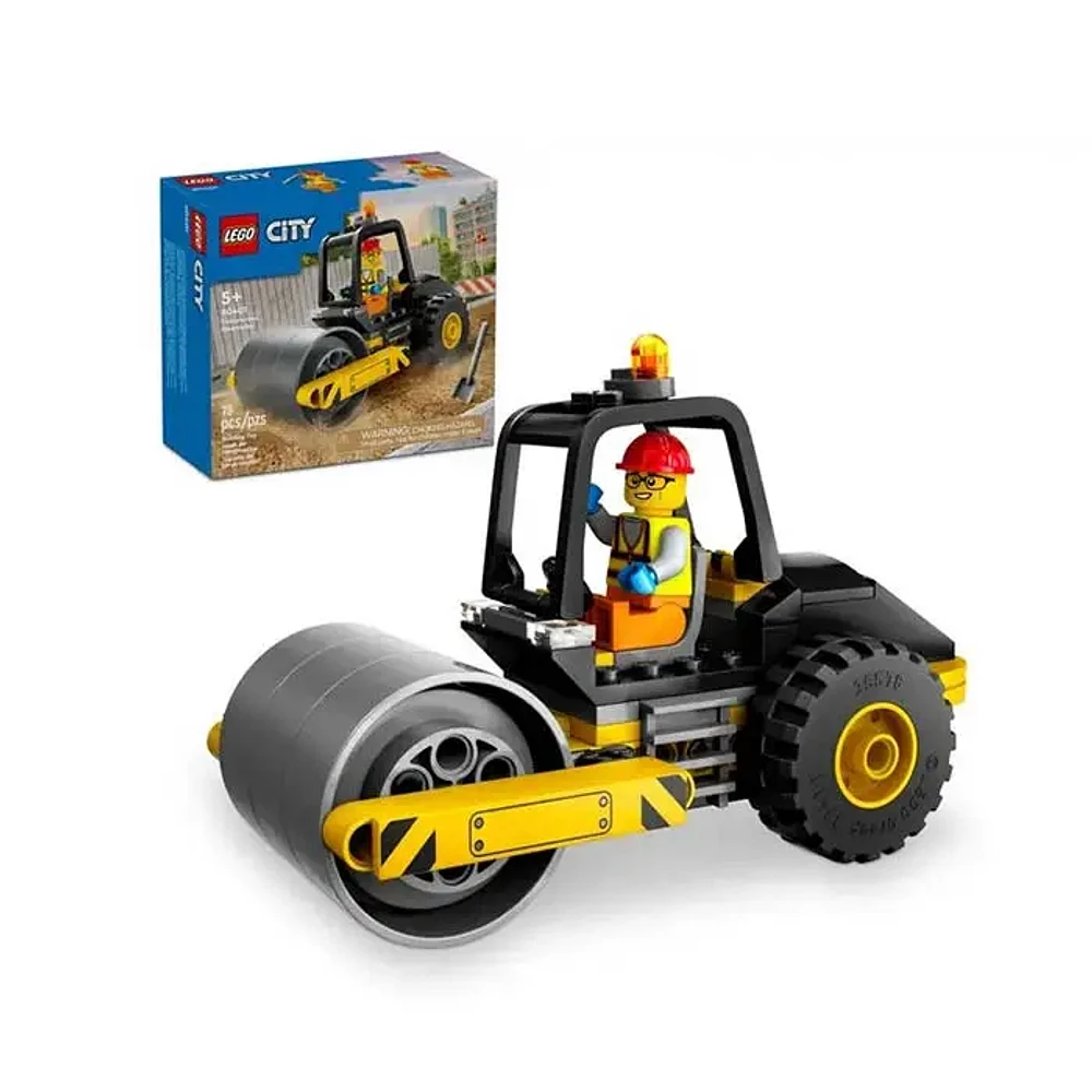 LEGO City Construction Steamroller Toy Set 78 Pieces