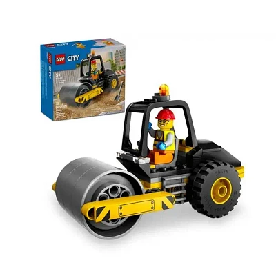 LEGO City Construction Steamroller Toy Set 78 Pieces