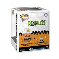 Funko Pop! Deluxe Peanuts Snoopy And WoodStock With Pumpkin