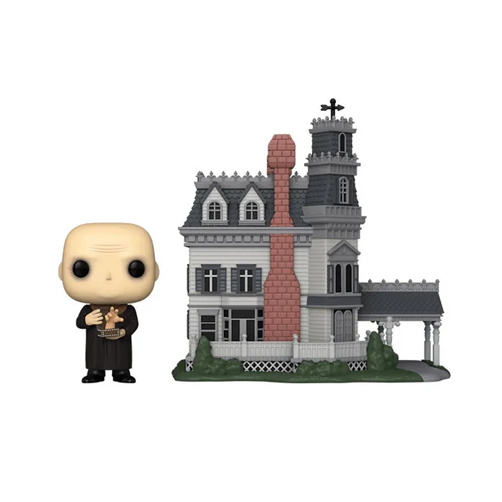 Funko Pop! Town Uncle Fester And Addams Family Mansion