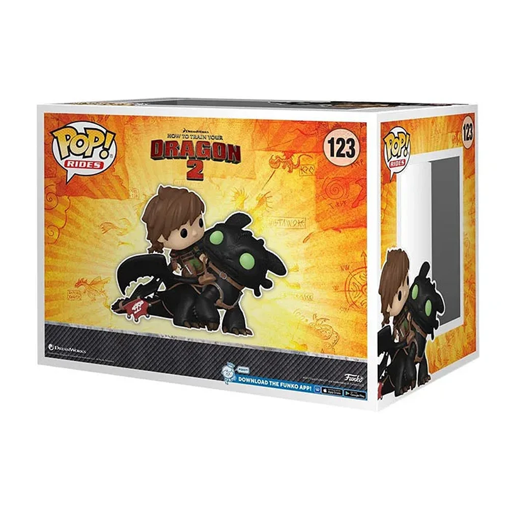 Funko Pop! Rides Deluxe Hiccup With Toothless