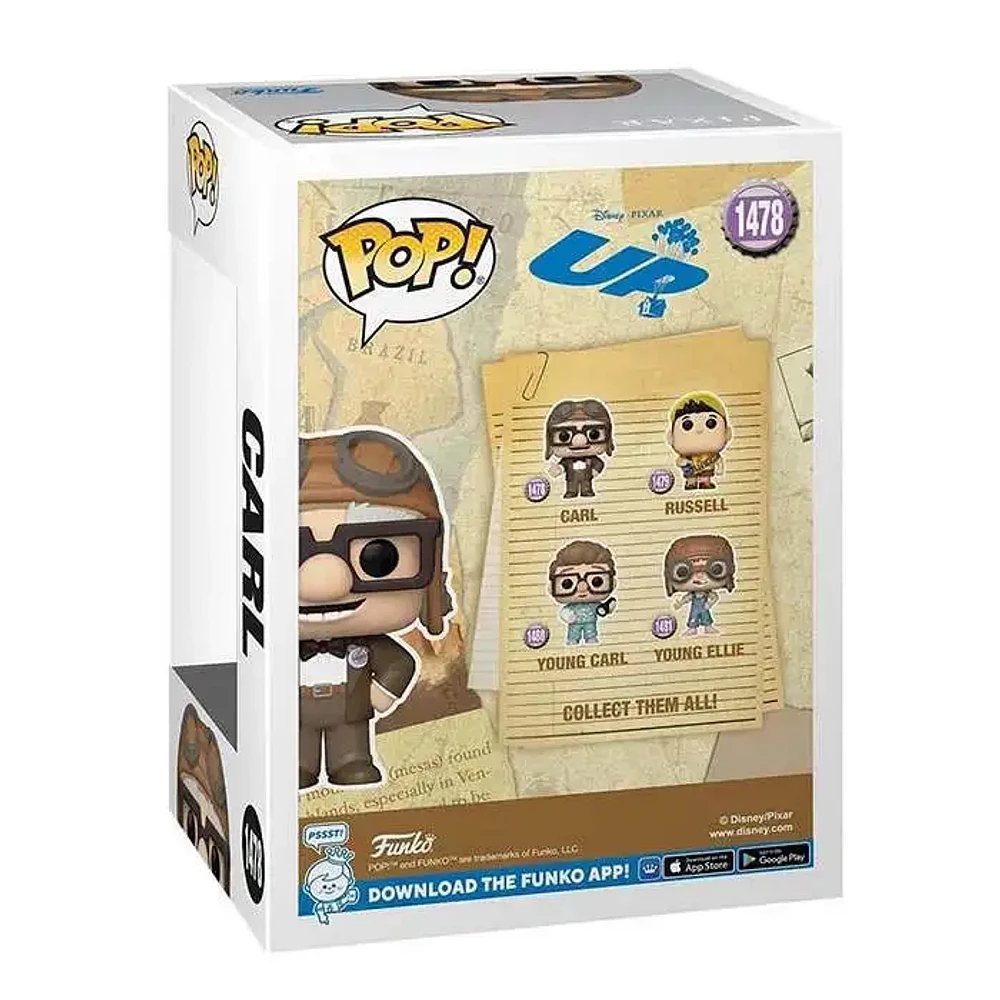 Funko Pop! Disney Pixar Up Carl Figure