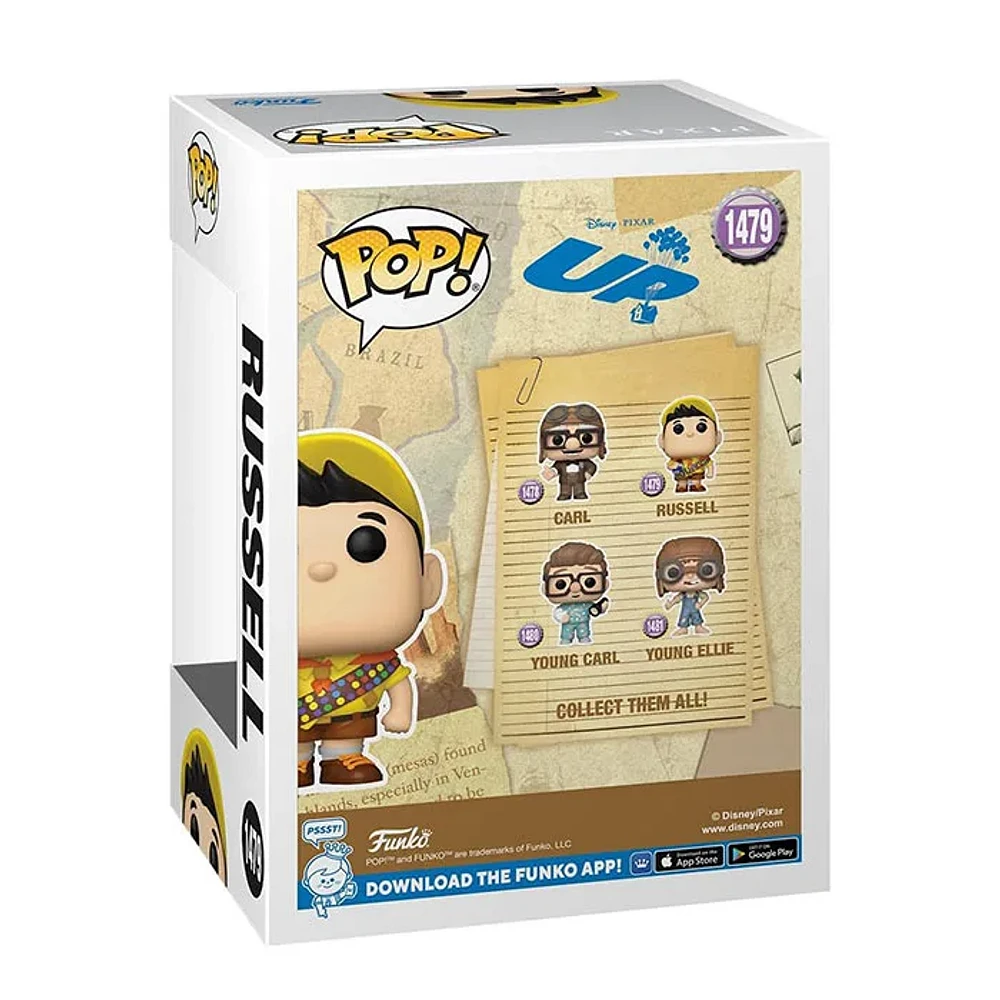 Funko Pop! Disney Pixar Up Russell With Chocolate Bar