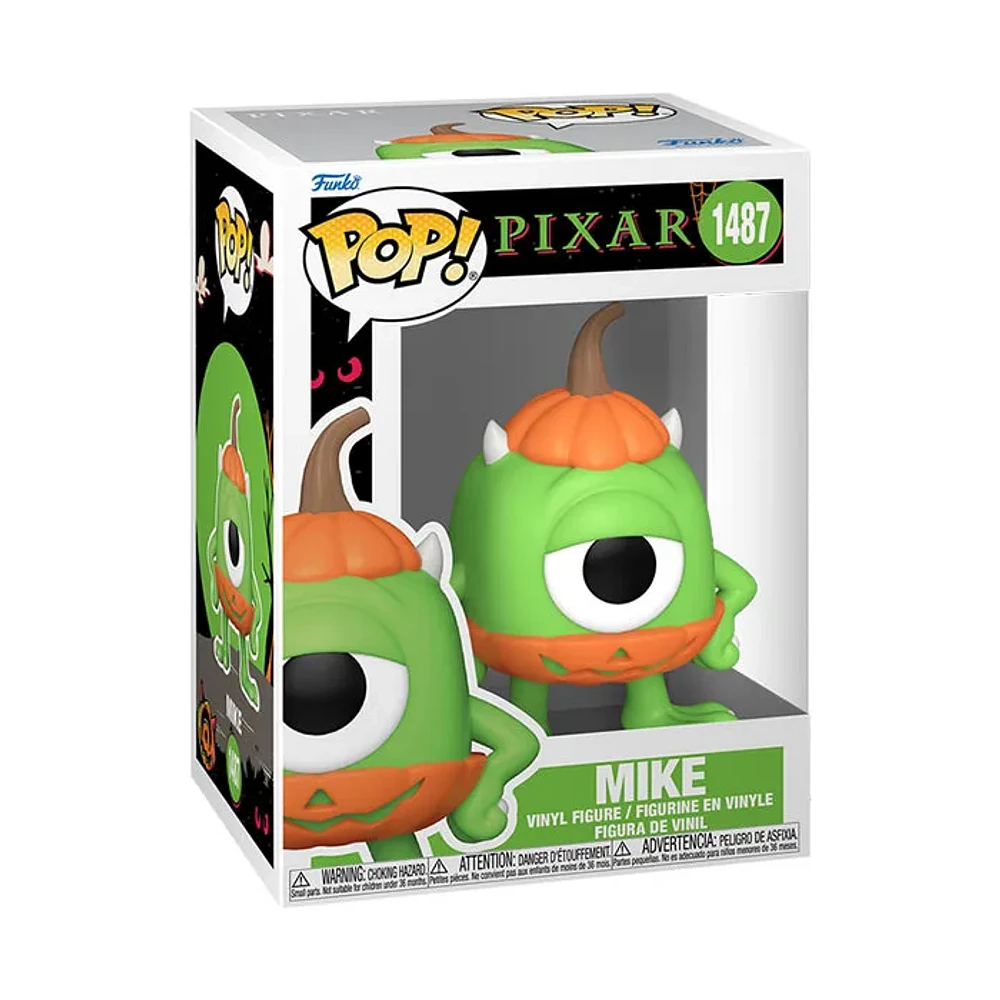 Funko Pop! Disney Pixar Halloween Mike Wazowski In Jack-O-Lantern Costume