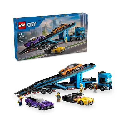 LEGO City Car Transporter Truck with Sports Cars – 998 Pieces