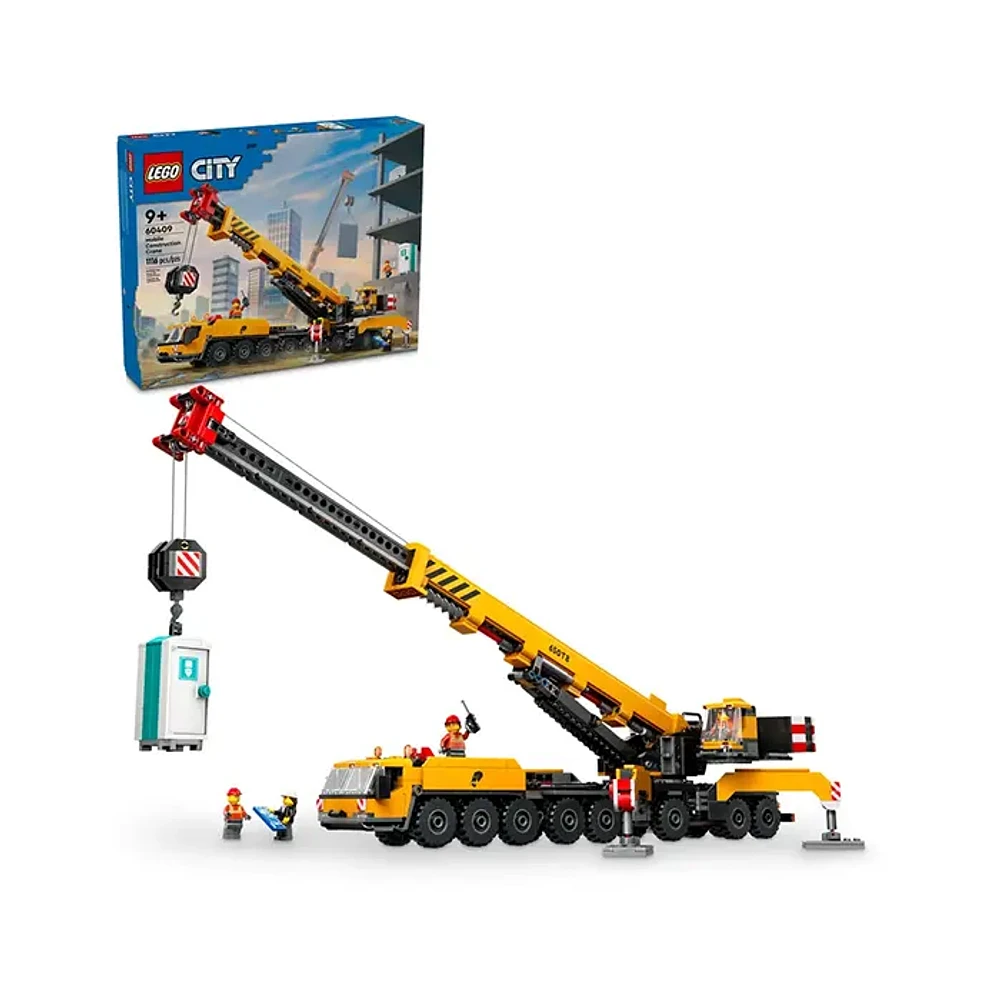 LEGO City Yellow Mobile Construction Crane – 1116 Pieces