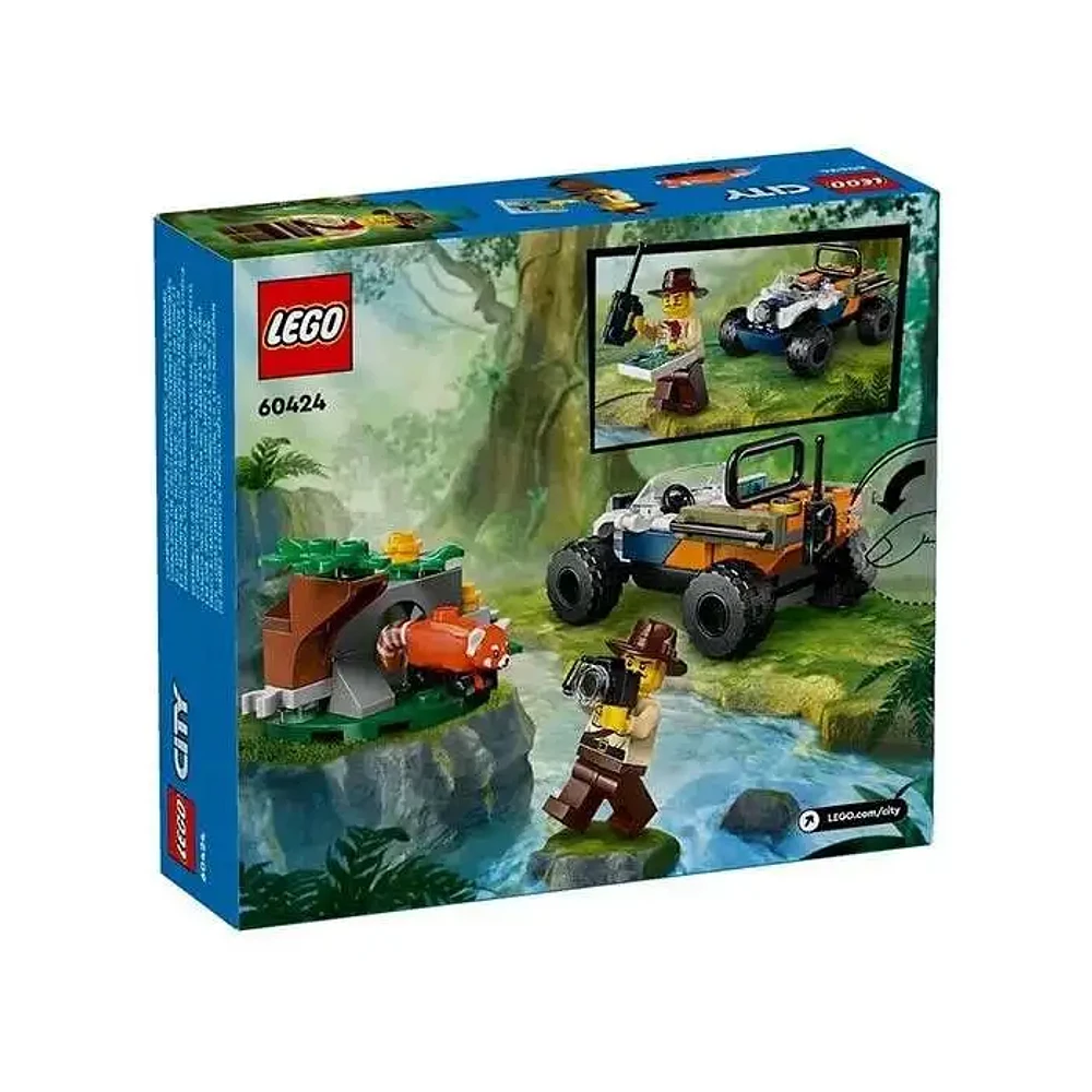 LEGO City Jungle Explorer ATV Red Panda Mission 92 Pieces