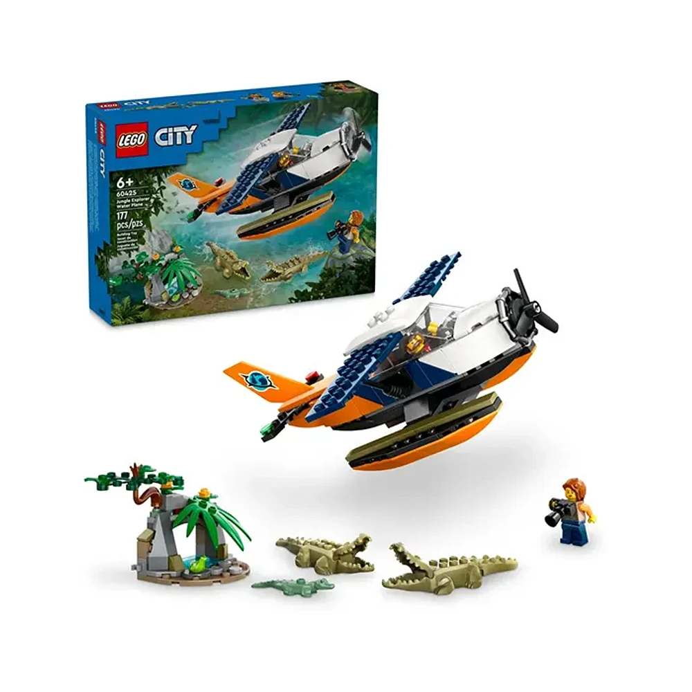 LEGO City Jungle Explorer Water Plane – 177 Pieces