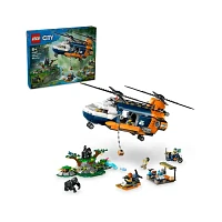 LEGO City Jungle Explorer Helicopter at Base Camp – 881 Pieces