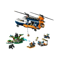 LEGO City Jungle Explorer Helicopter at Base Camp – 881 Pieces