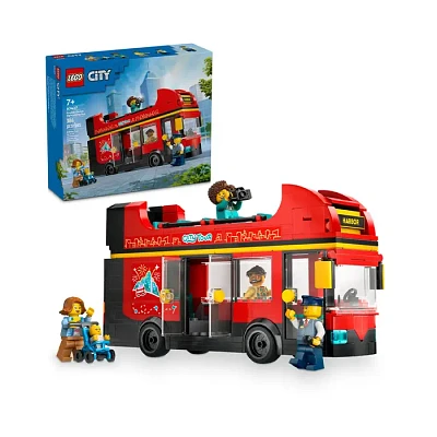 LEGO City Red Double-Decker Sightseeing Bus – 384 Pieces