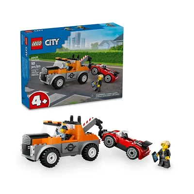 LEGO City Tow Truck and Sports Car Repair – 101 Pieces