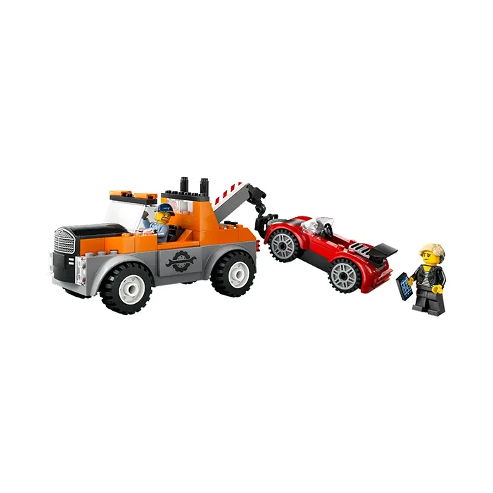 LEGO City Tow Truck and Sports Car Repair – 101 Pieces