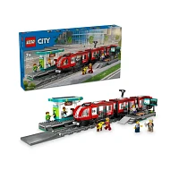 LEGO City Downtown Streetcar and Station – 811 Pieces