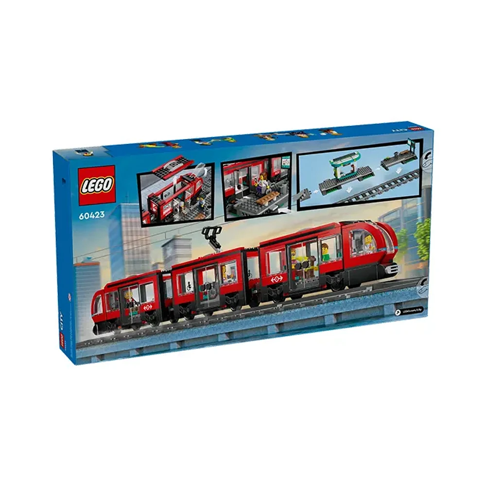 LEGO City Downtown Streetcar and Station – 811 Pieces