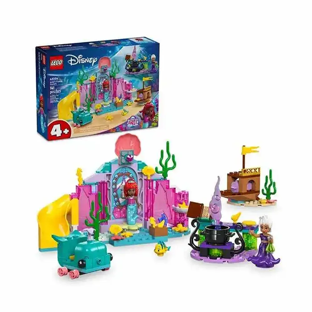 LEGO Disney Ariels Crystal Cavern And Treasure Chest 43245 Princess Toy 141 Pieces