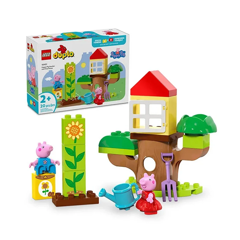 LEGO DUPLO Peppa Pig Garden And Tree House Toddler Toy 20 Pieces