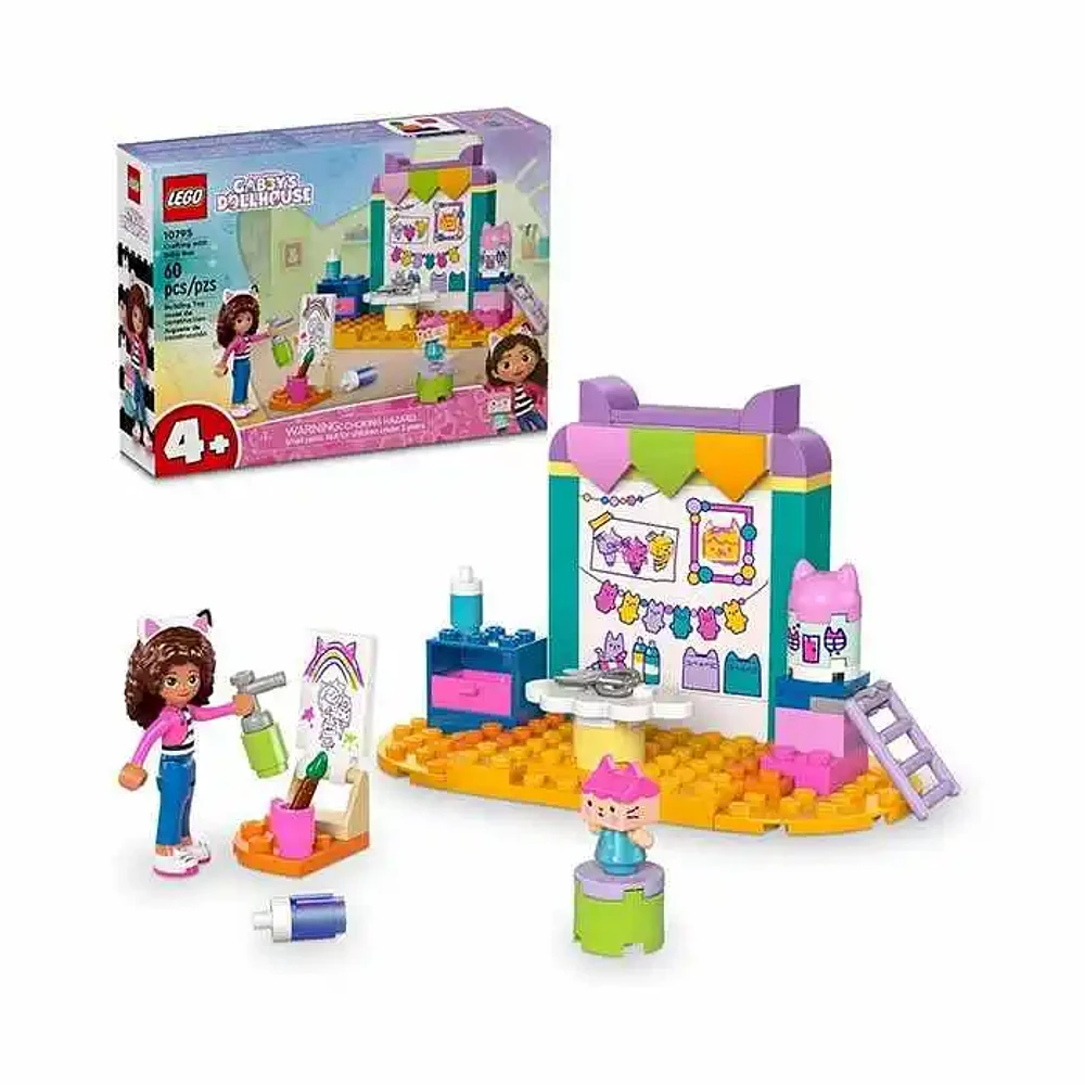 LEGO Gabbys Dollhouse Crafting With Baby Box 60 Pieces