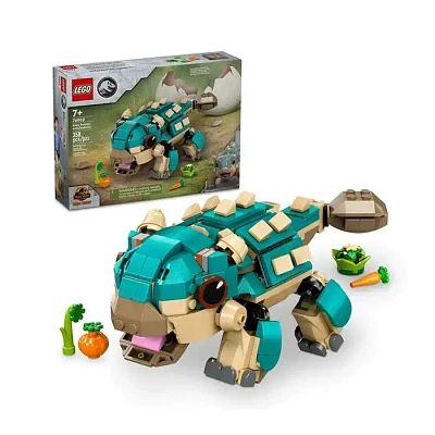 LEGO Jurassic World Baby Bampy Ankylosaurus Dinosaur Toy 358 Pieces