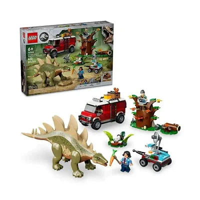 LEGO Jurassic World Dinosaur Missions Stegosaurus Discovery Building Set 420 Pieces