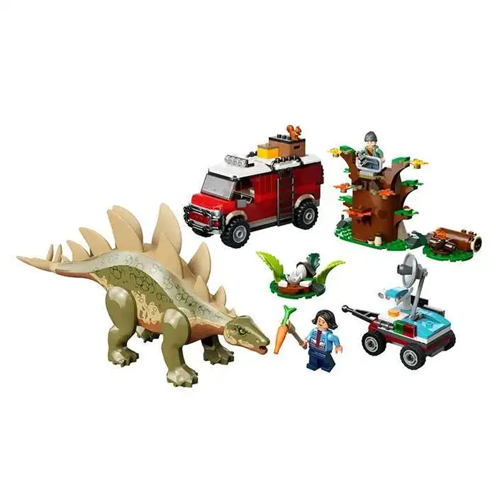 LEGO Jurassic World Dinosaur Missions Stegosaurus Discovery Building Set 420 Pieces