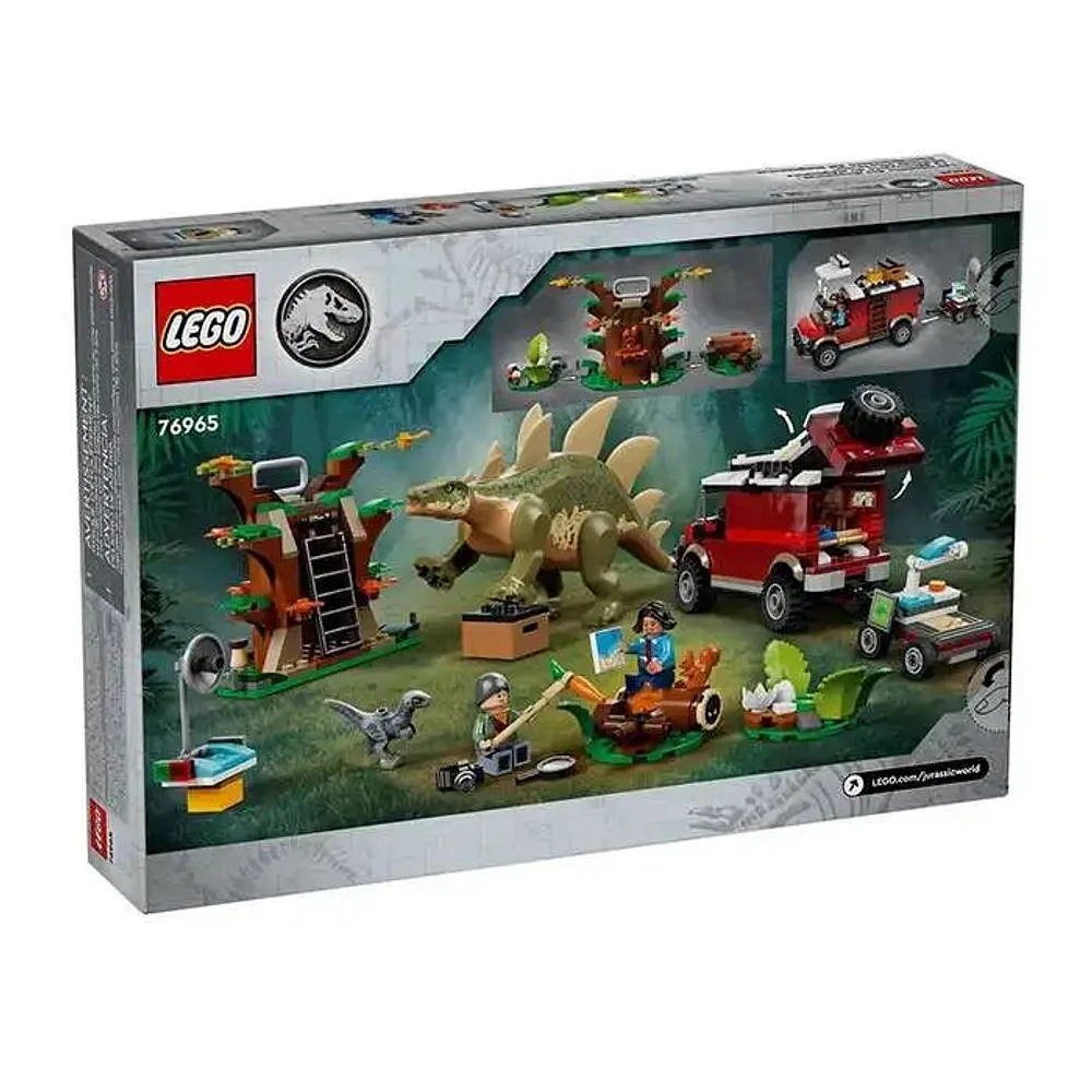 LEGO Jurassic World Dinosaur Missions Stegosaurus Discovery Building Set 420 Pieces