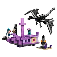 LEGO Minecraft The Ender Dragon And End Ship Building Set 657 Pieces