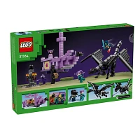 LEGO Minecraft The Ender Dragon And End Ship Building Set 657 Pieces