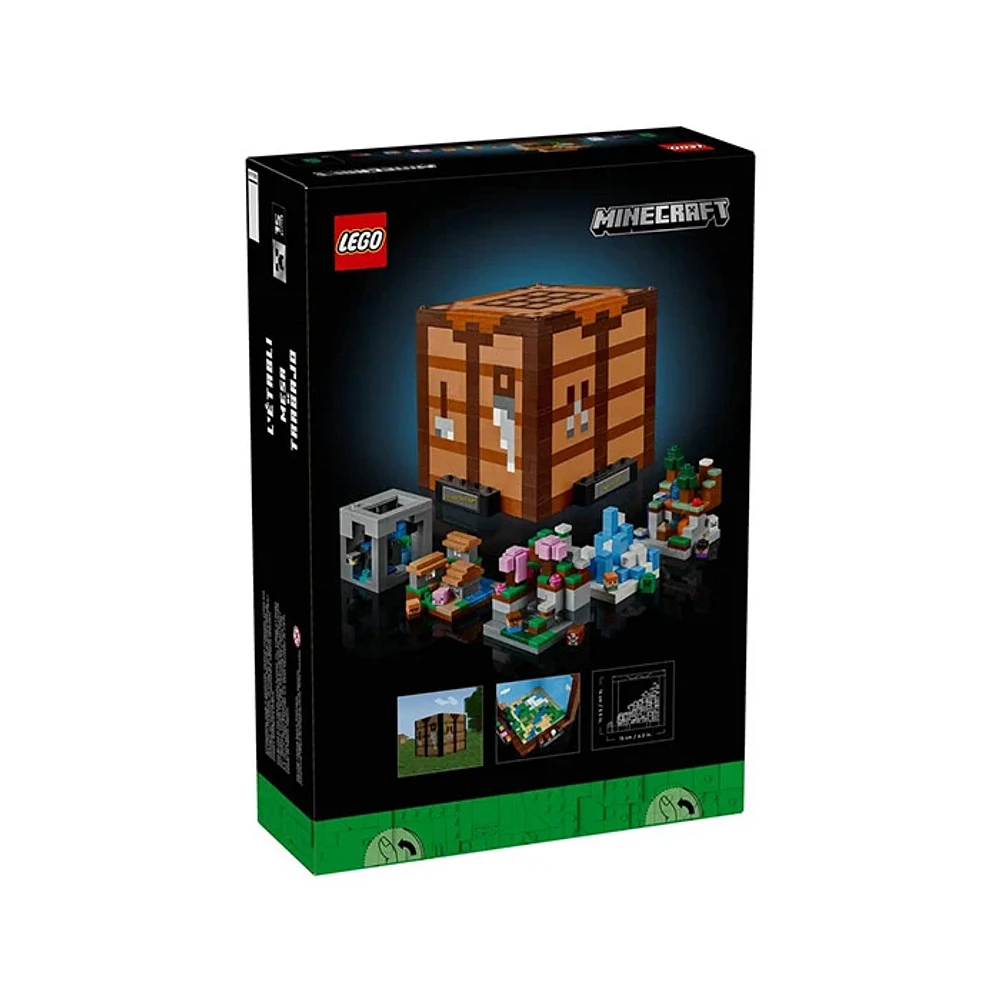 LEGO Minecraft The Crafting Table Video Game Set Toy 1195 Pieces