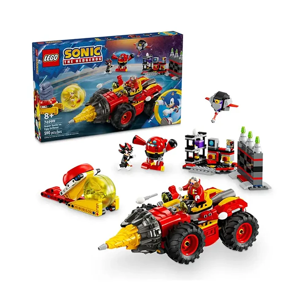 LEGO Sonic the Hedgehog Super Sonic vs. Egg Drillster – 590 Pieces