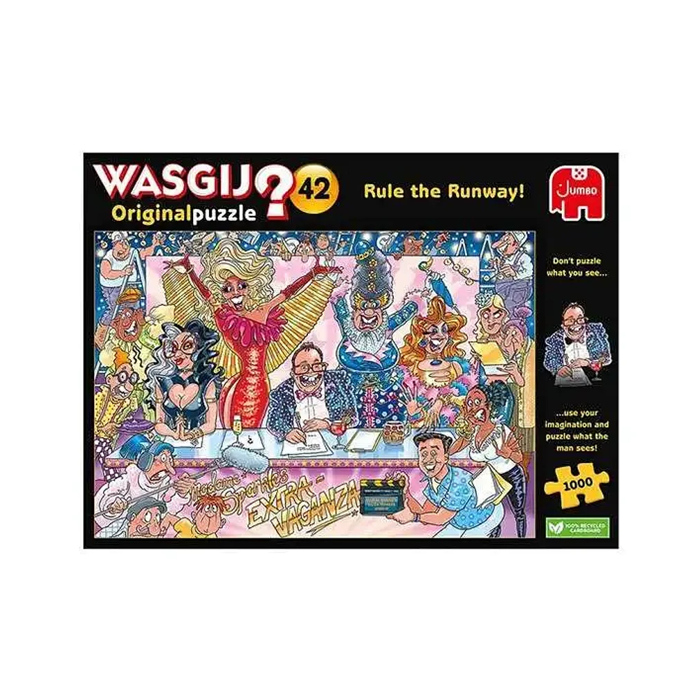 Jumbo Wasgij Rule The Runway 42 Puzzle Original 1000 Pieces