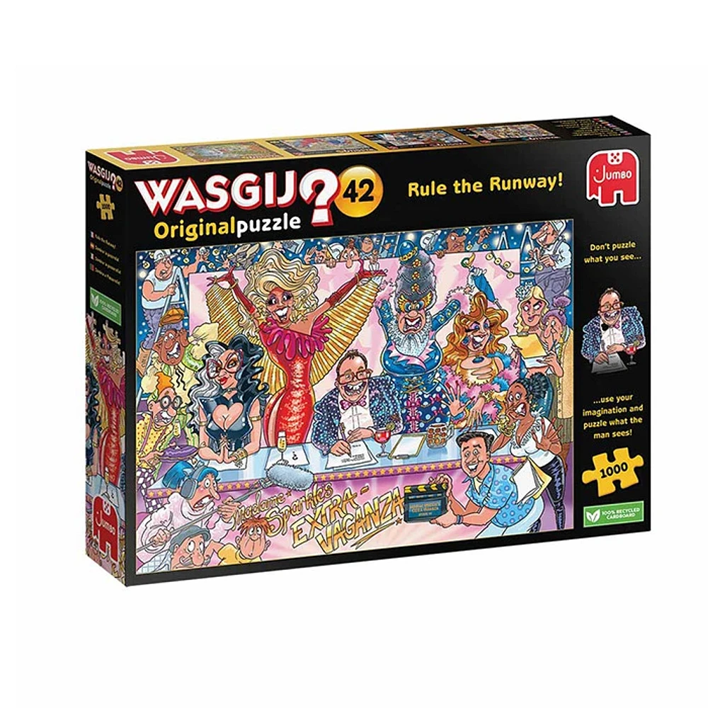 Jumbo Wasgij Rule The Runway 42 Puzzle Original 1000 Pieces