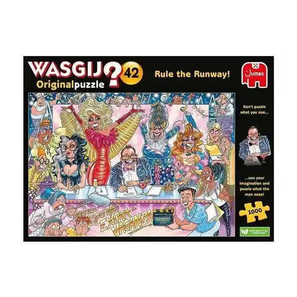 Jumbo Wasgij Rule The Runway 42 Puzzle Original 1000 Pieces