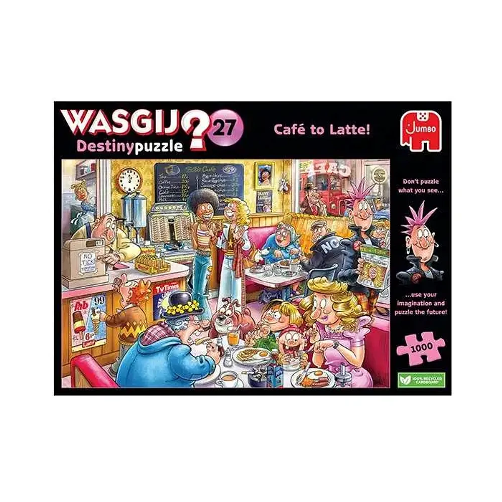 Wasgij Destiny 27 Café To Latte Puzzle 1000 Pieces