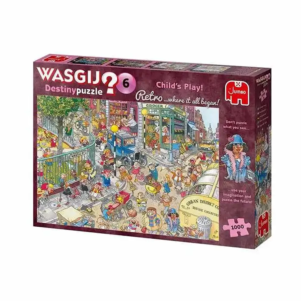 Jumbo Wasgij Retro Destiny Childs Play Puzzles 1000 Pieces