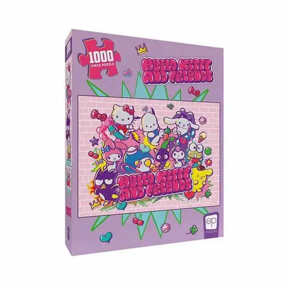 USAOPOLY Hello Kitty And Friends Tokyo Skate Puzzle 1000 Pieces